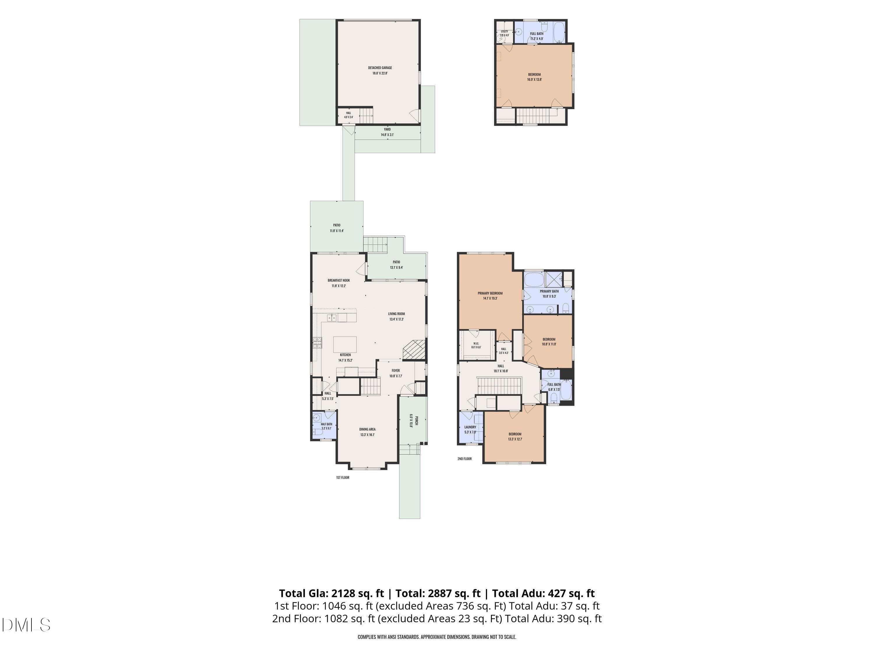 House and Garage - 1005 Woodland Grove Way, Wake Forest, NC 27587, Wake Forest