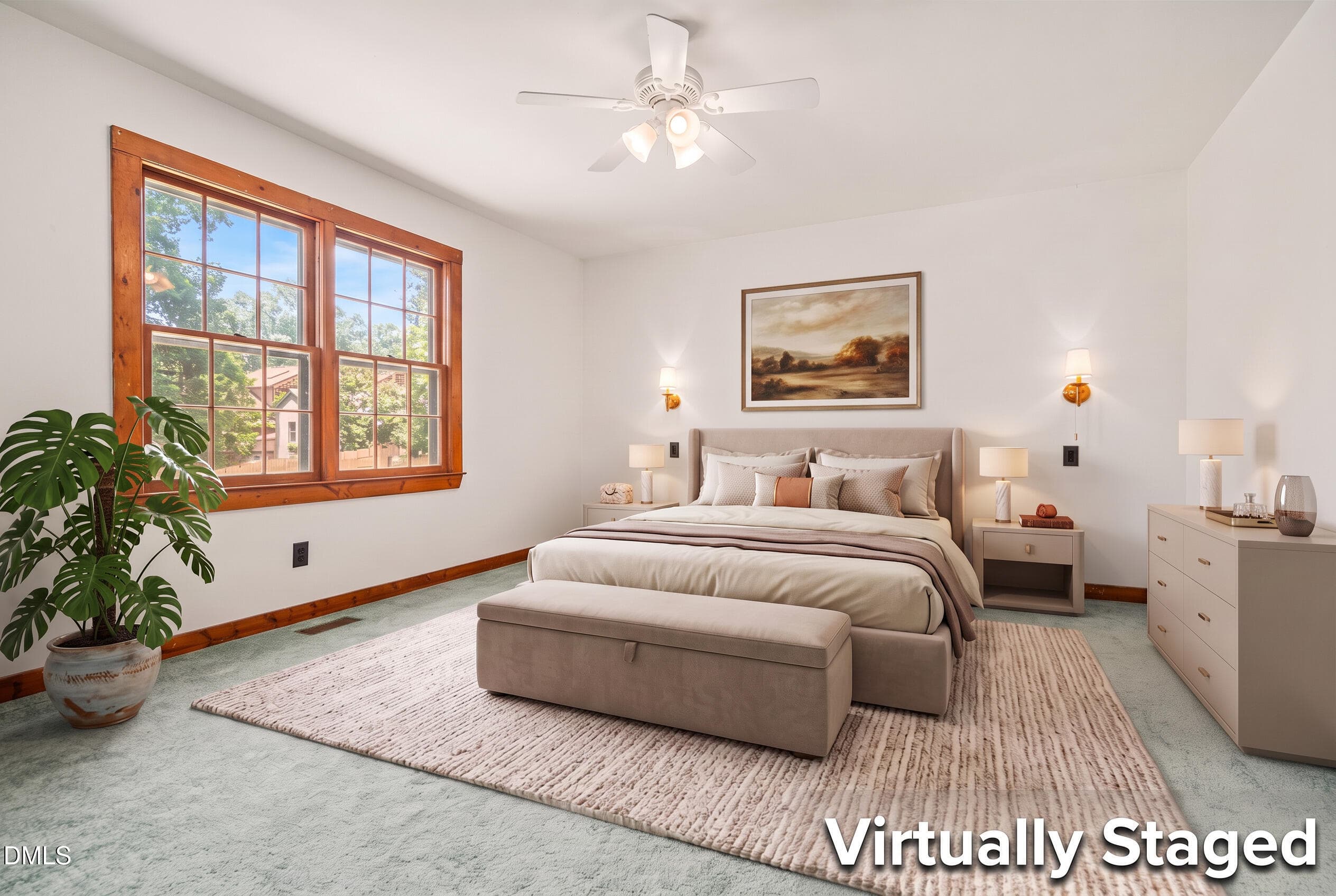 012_primary_bedroom_retreat_staged_v2 - 405 Lynchester Court, Raleigh, NC 27615, Raleigh