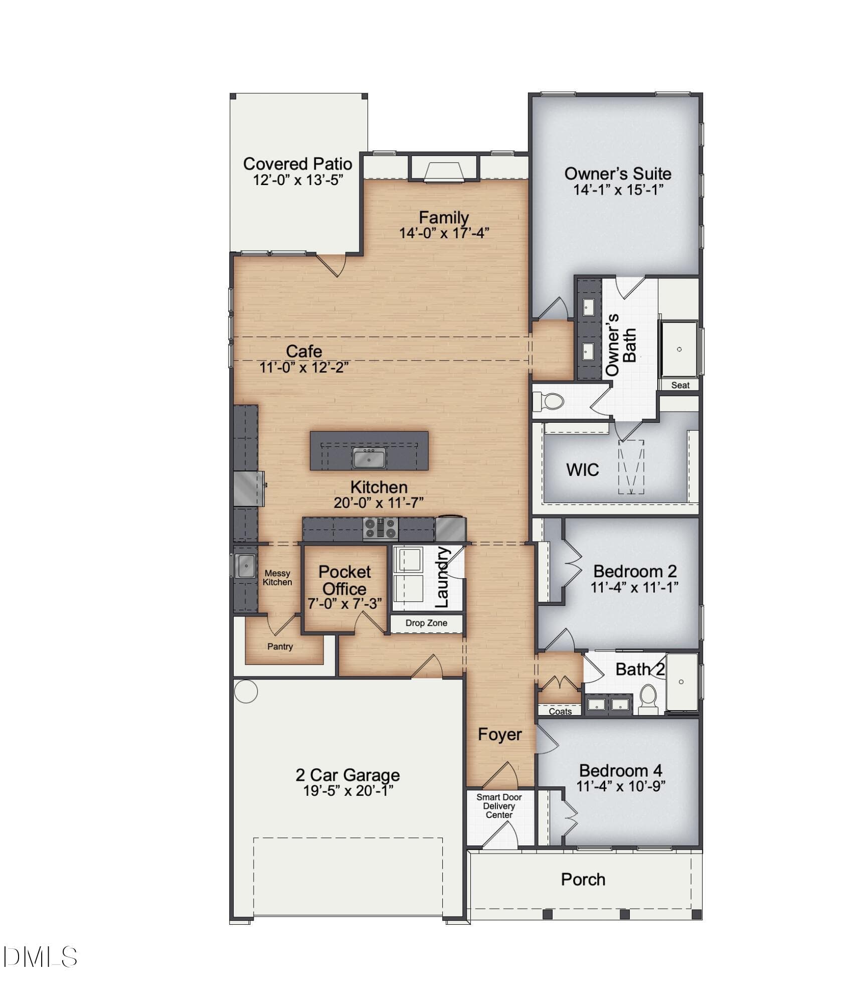 Floor Plan - 78 Knotts Loop, Lillington, NC 27546