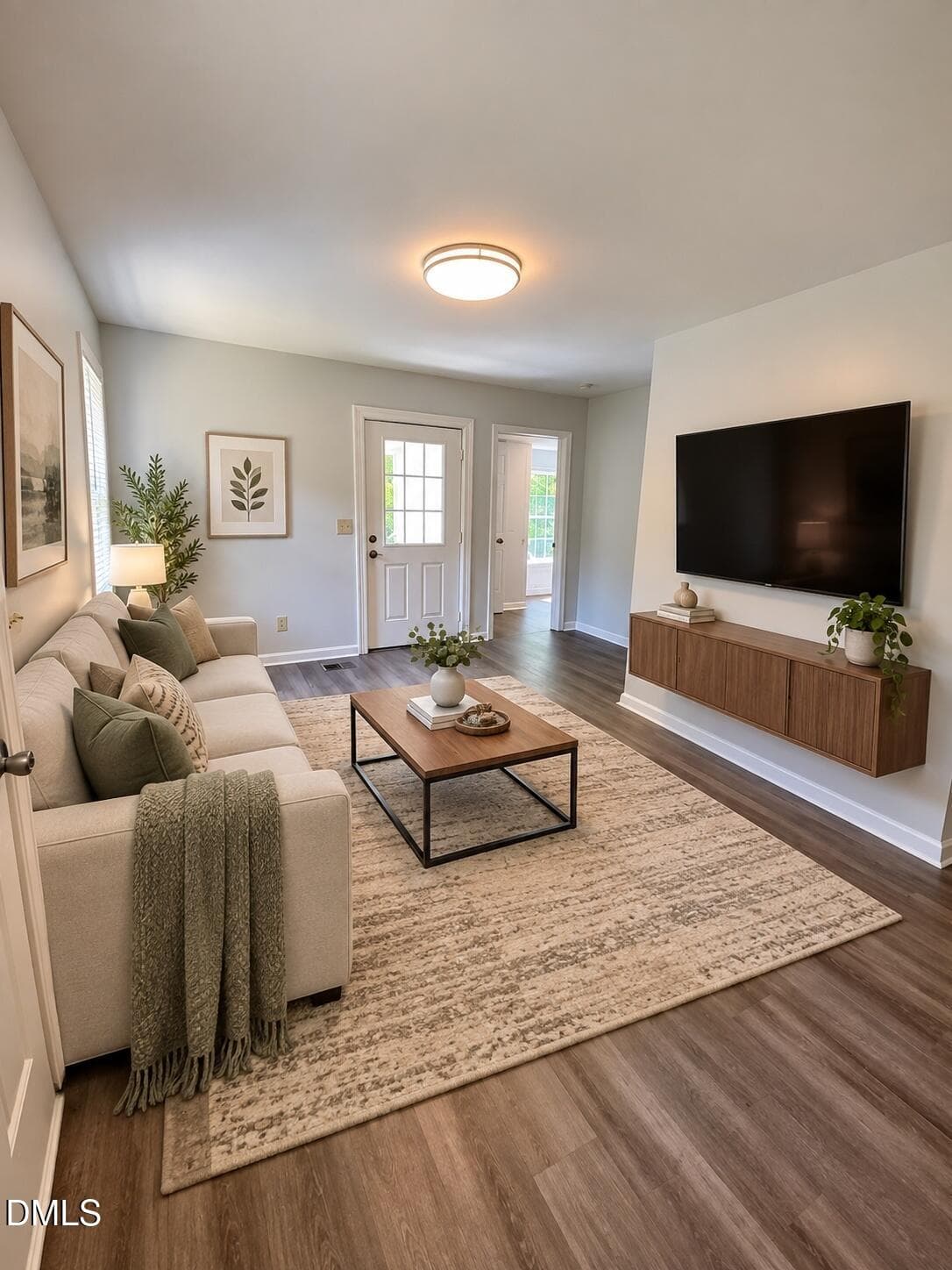 DAILEY_ST_Living_Room_Staged - 627 Dailey Street, Burlington, NC 27217
