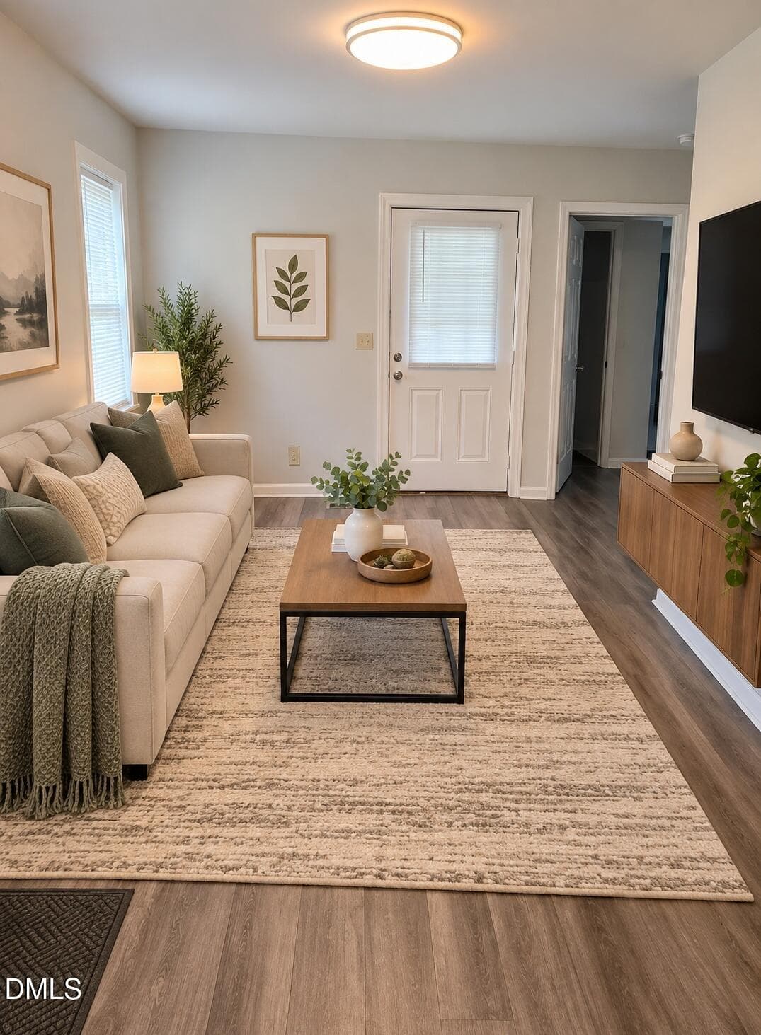 DAILEY_ST_Living_Room_Staged - 627 Dailey Street, Burlington, NC 27217