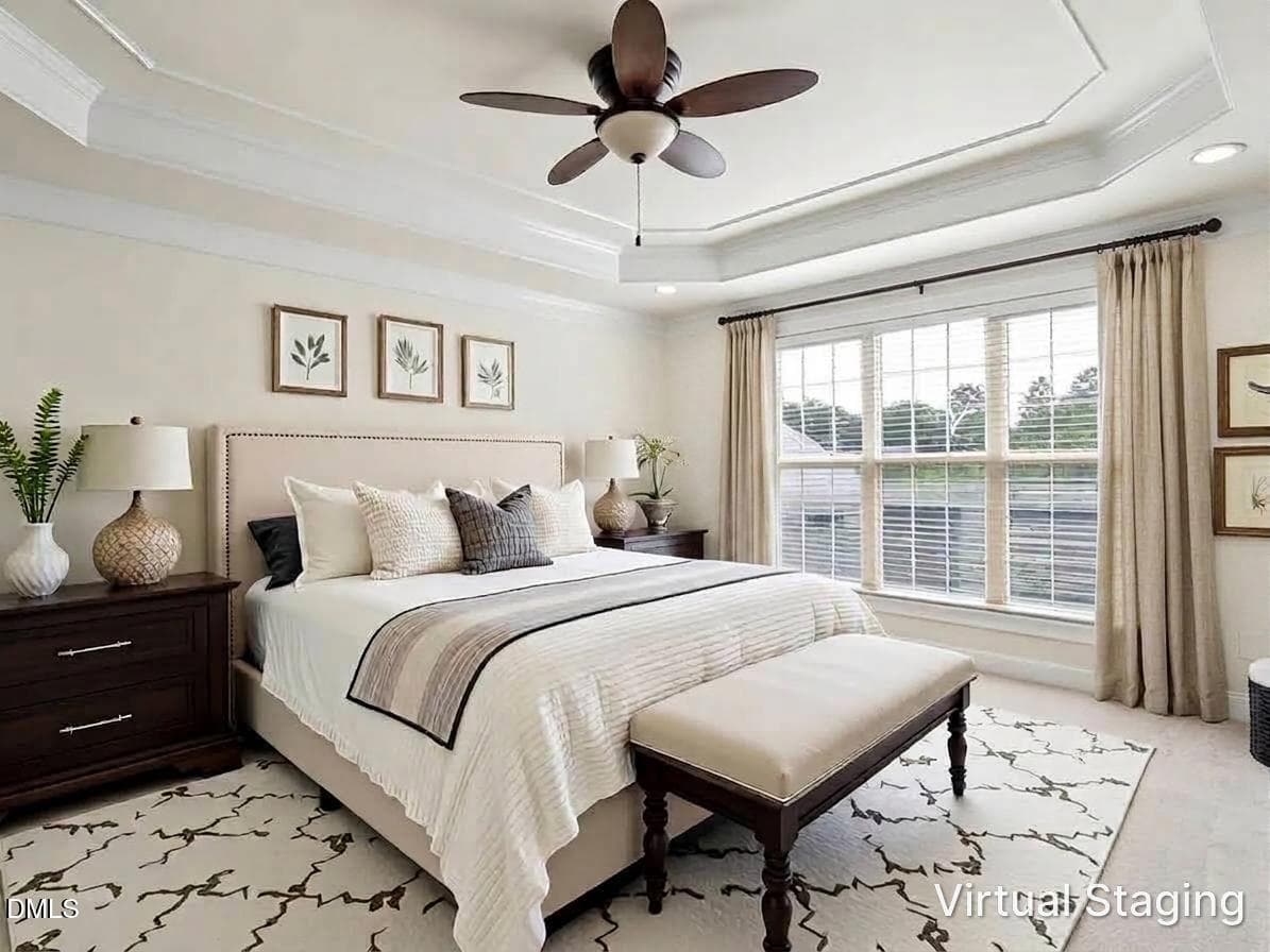 Primary Bedroom - 4132 Field Oak Drive, Wake Forest, NC 27587