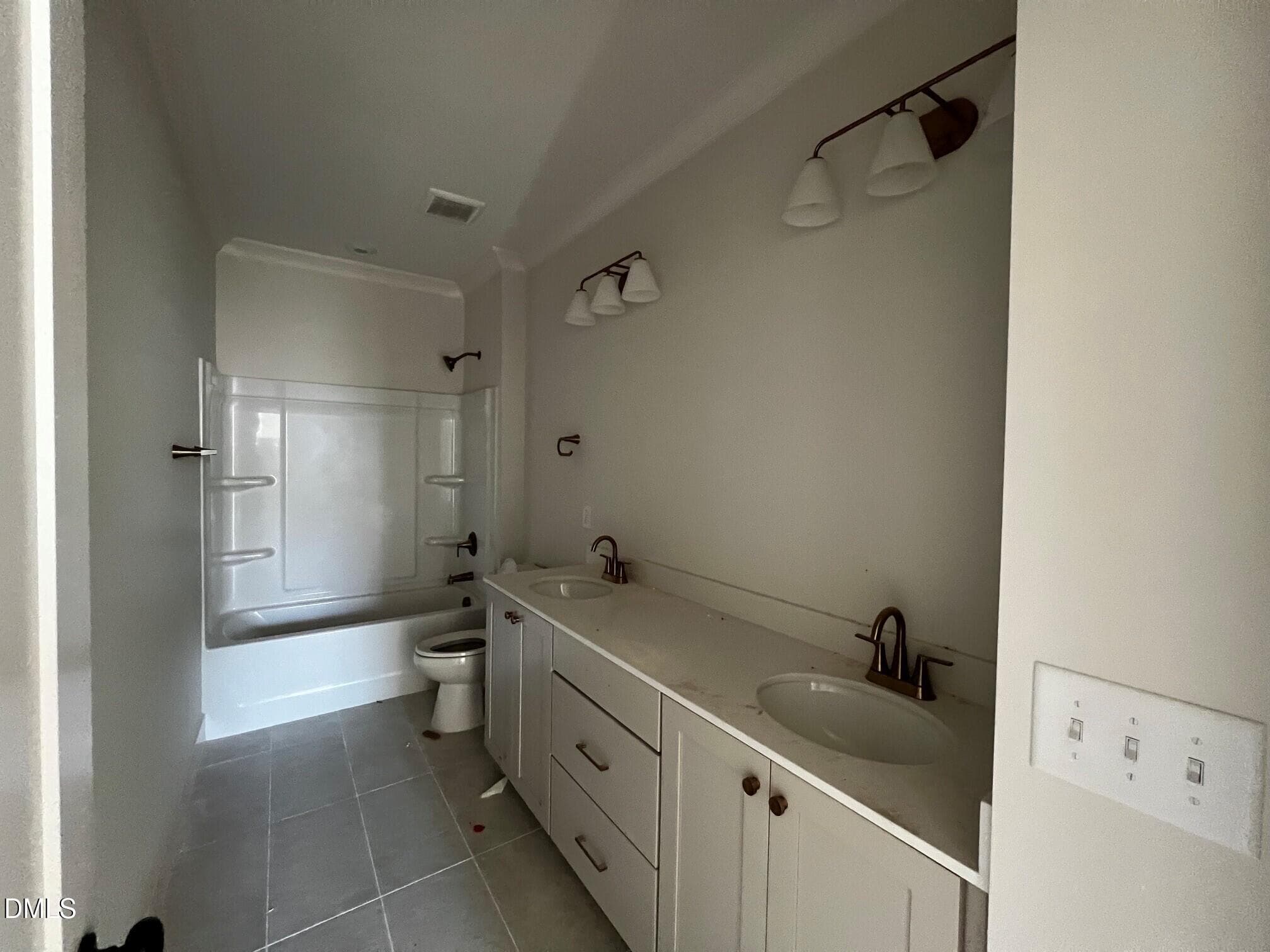 2nd floor hall bath - 6051 Scalybark Road, Durham, NC 27712, Durham