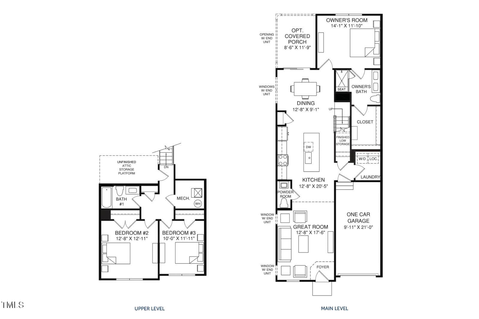 02b Nassau Cove Floorplan - 757 Haystack View Road, Raleigh, NC 27603, Raleigh