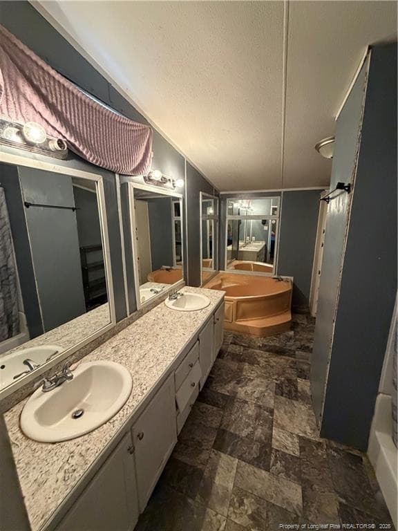 master bath vanity - 15041 Smith Road, Gibson, NC 28343