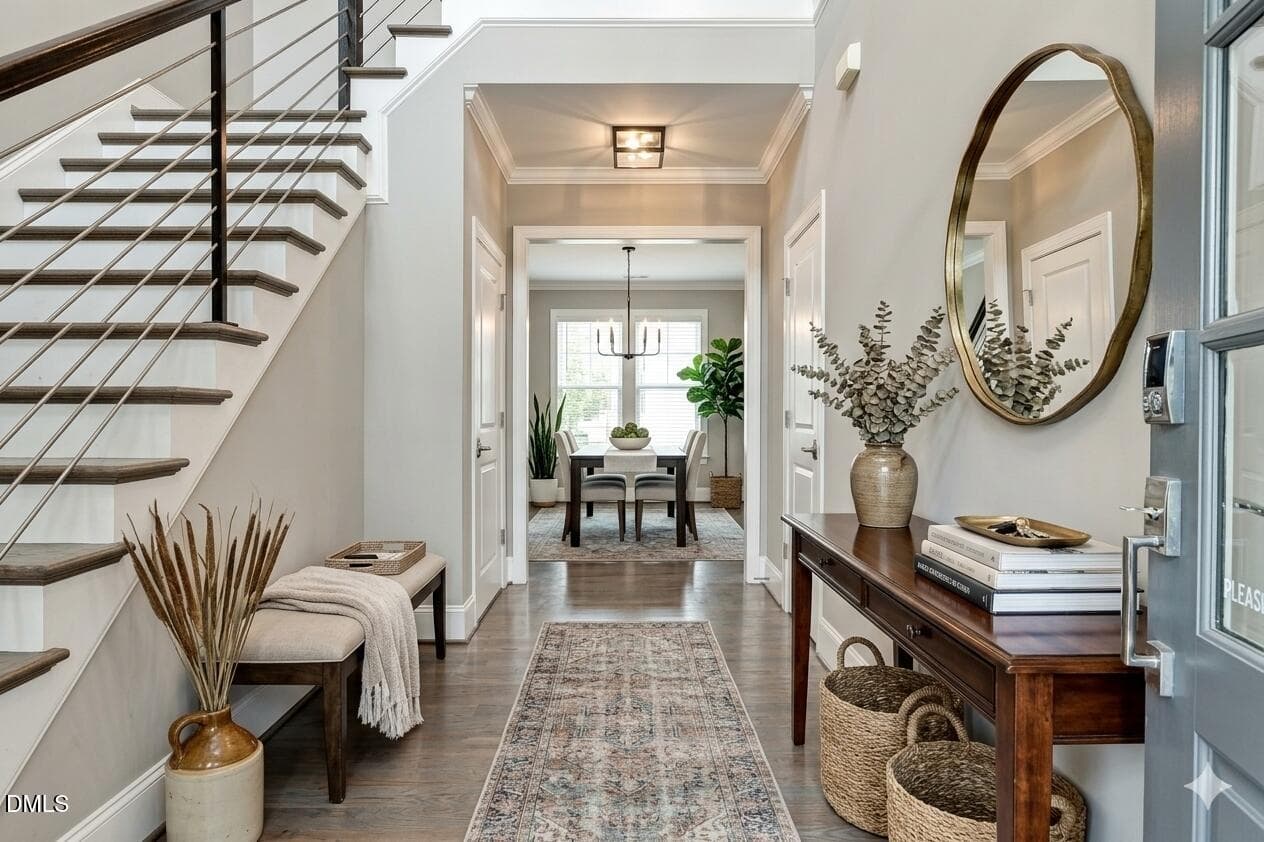 2703 Cameron Pond Staging Foyer photo - 2703 Cameron Pond Drive, Cary, NC 27519
