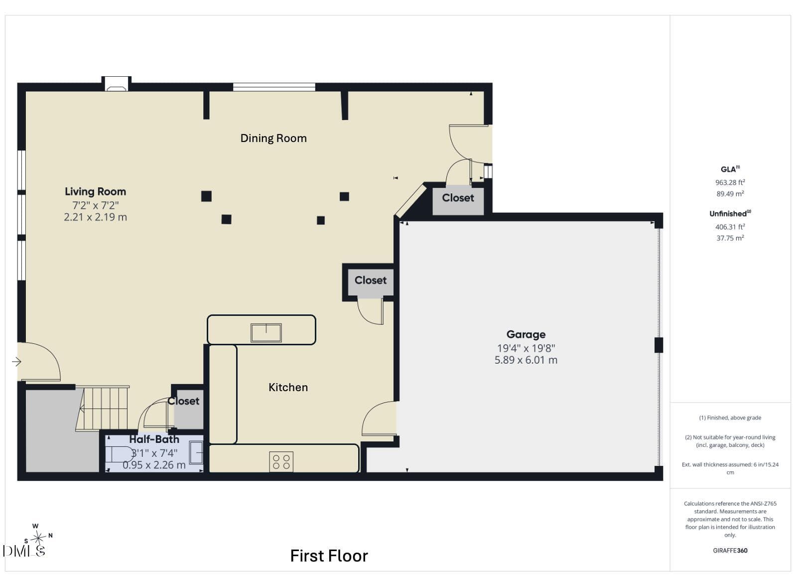 FirstFloorPlan - 3790 Burtons Barn Street, Raleigh, NC 27610, Raleigh
