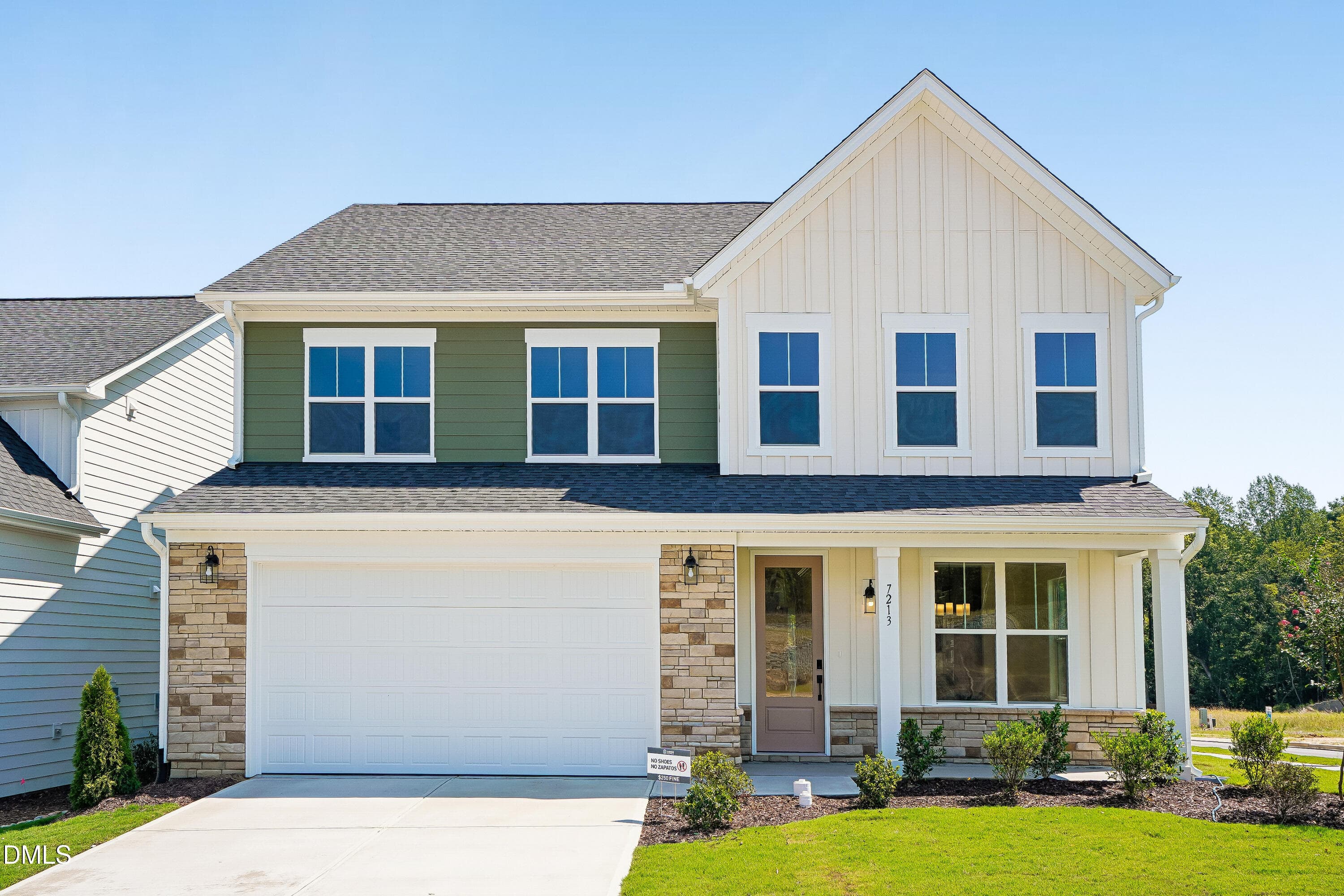 01-Front Elevation - 7213 Blue Run Lane 13, Raleigh, NC 27604, Raleigh