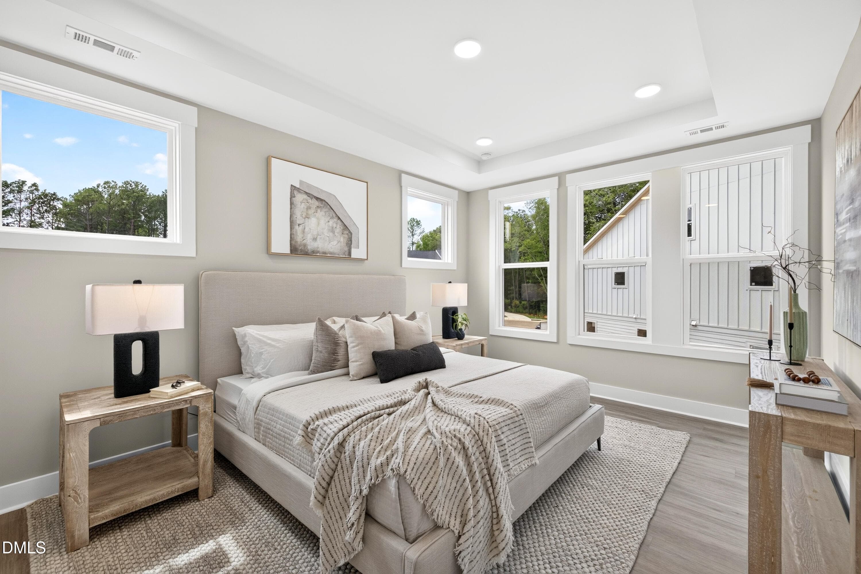 Model Home Primary Bedroom - 626 Cable Court, Apex, NC 27523