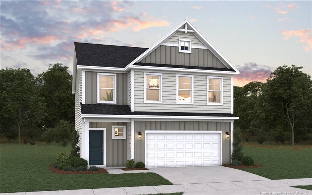 The Garrett Floor Plan - 38 Stone Creek (Lot 5) Drive, Coats, NC 27521