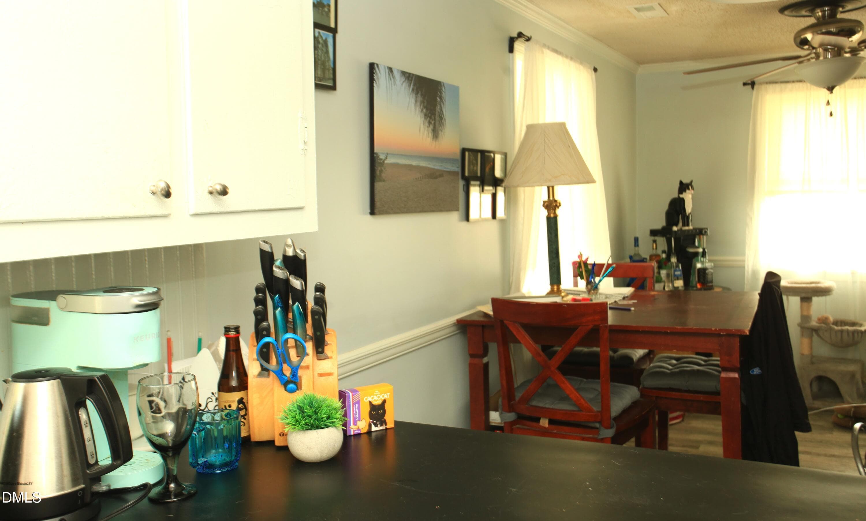 Rental dining area from kitchen counter - 2351 Mount Pleasant Road, Willow Springs, NC 27592, Willow Springs