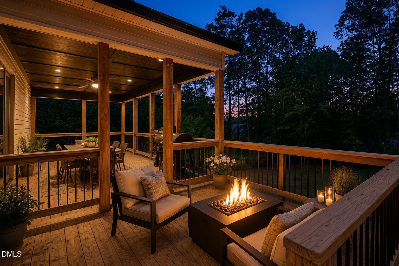 outdoor night - 109 Quarterhorse Drive, Louisburg, NC 27549, Louisburg