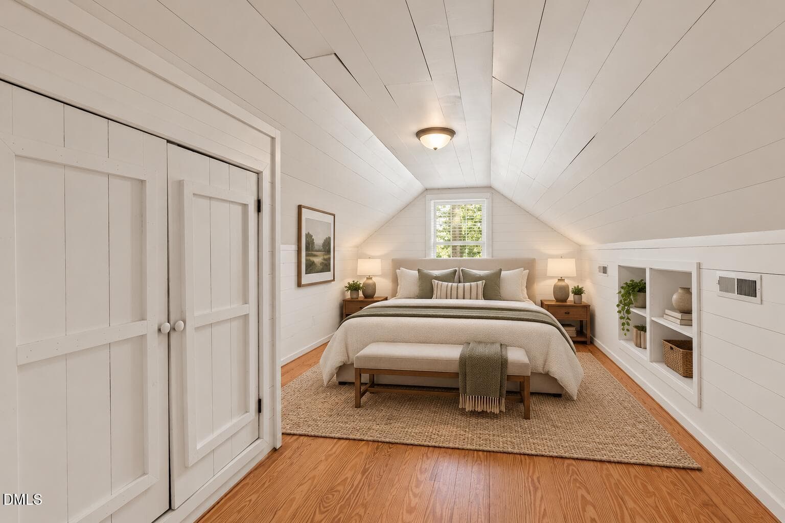Bedroom virtually staged - 100 Burris Street, Garner, NC 27529, Garner