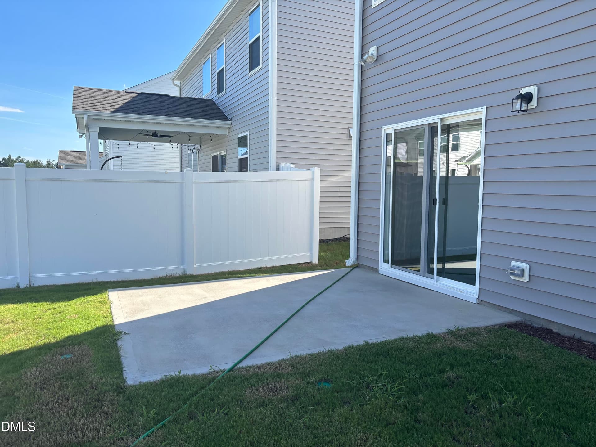 Concrete Patio - 142 Steppe Way, Garner, NC 27529