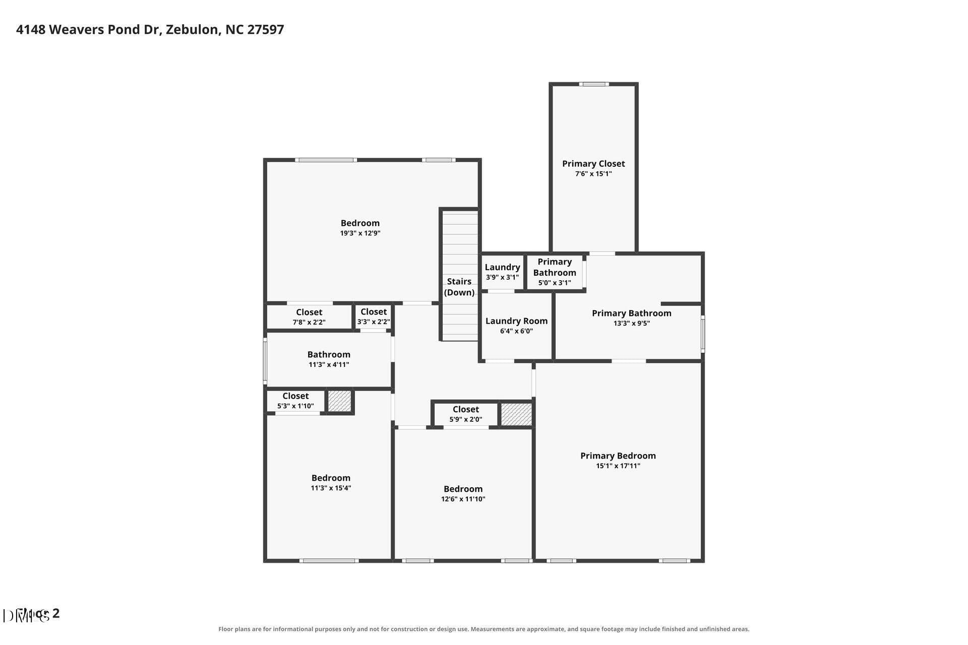 003 - Floor Plan - 4148 Weavers Pond Drive, Zebulon, NC 27597