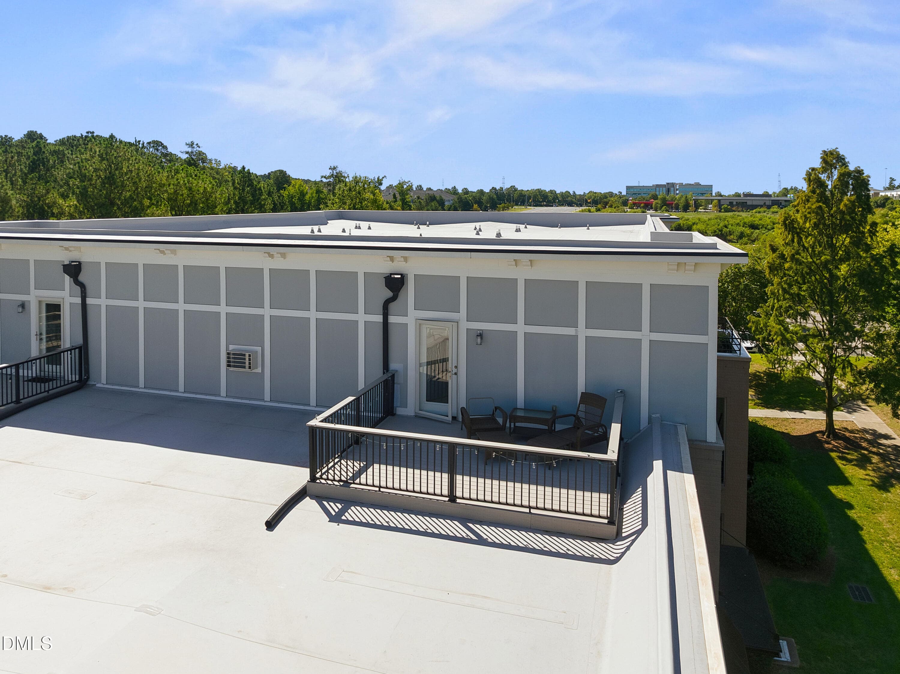 Top-Floor Exterior & Terrace - 501 Finsbury Street Apt 303, Durham, NC 27703, Durham