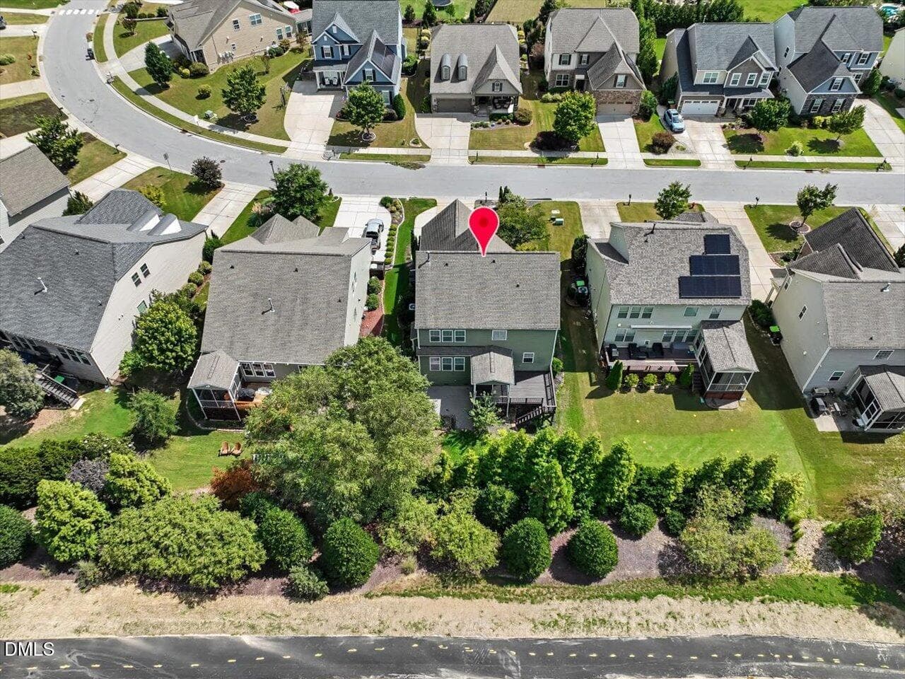 80-Aerial View - 1444 Padstone Drive, Apex, NC 27502