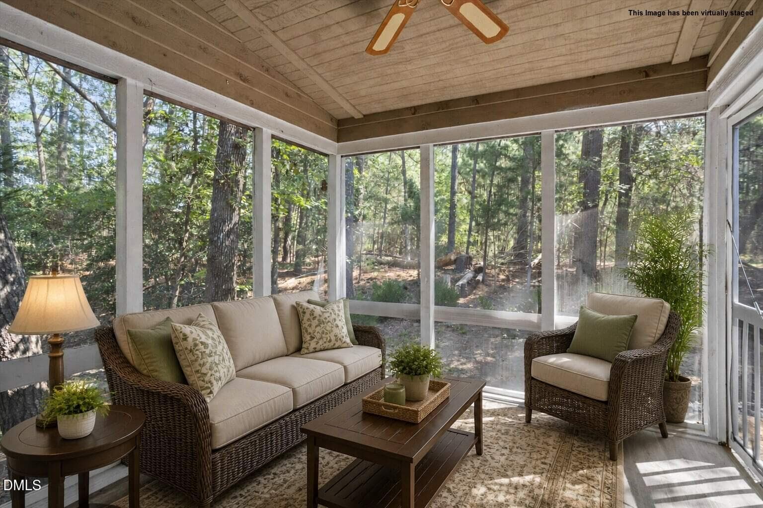 staged screen porch - 9 Lark Circle, Chapel Hill, NC 27517
