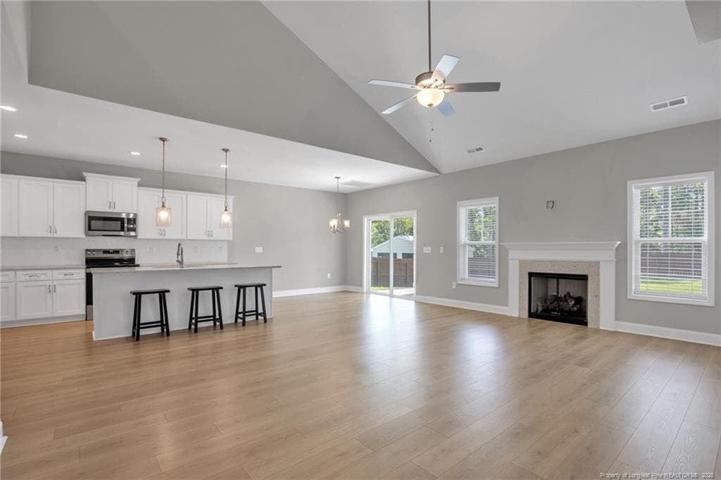 Open Kitchen/Family room - 2815 Lemuel Black Road, Bunnlevel, NC 28323