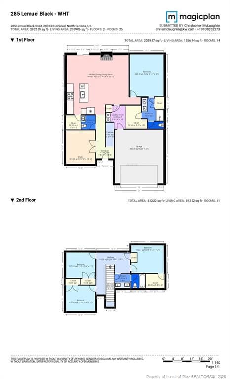 Floor Plan Sketch - 2815 Lemuel Black Road, Bunnlevel, NC 28323