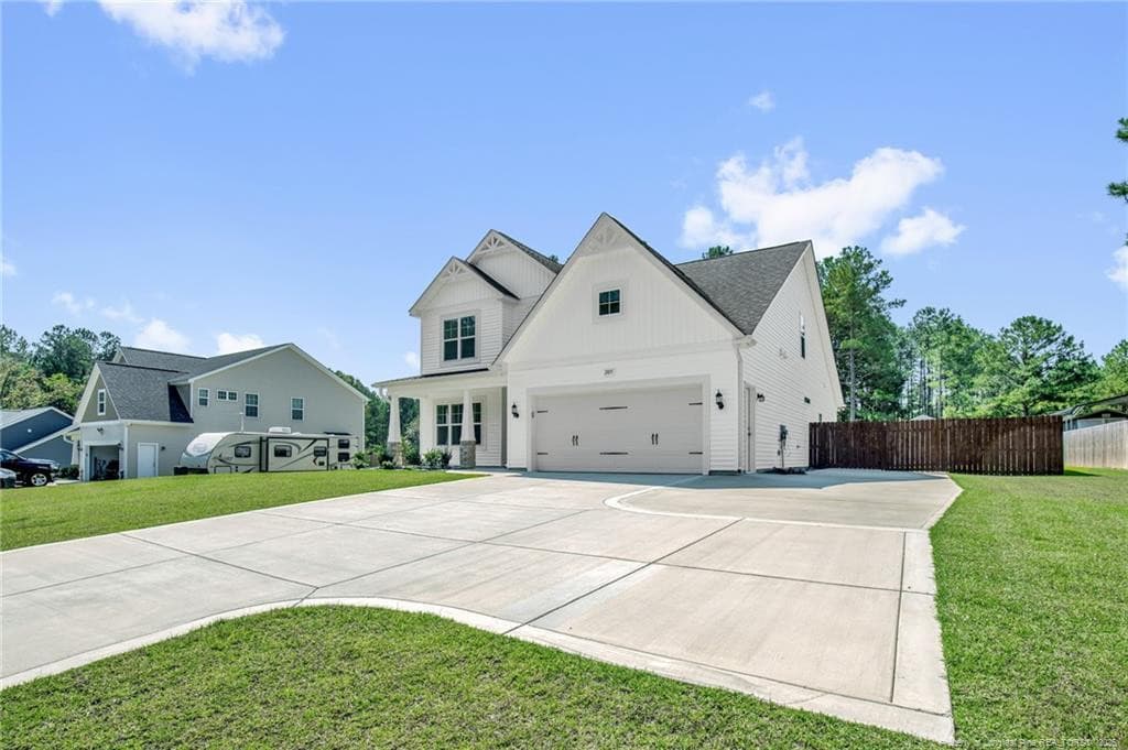 Front view with parking - 2815 Lemuel Black Road, Bunnlevel, NC 28323