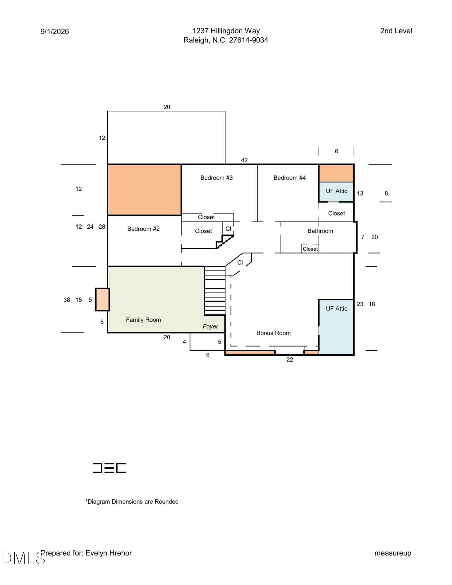 Floor_Plan_Page_2 - 1237 Hillingdon Way, Raleigh, NC 27614, Raleigh