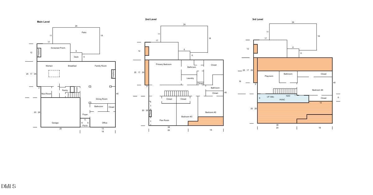 Floorplan - 2838 Rileys Pond Drive, Apex, NC 27502