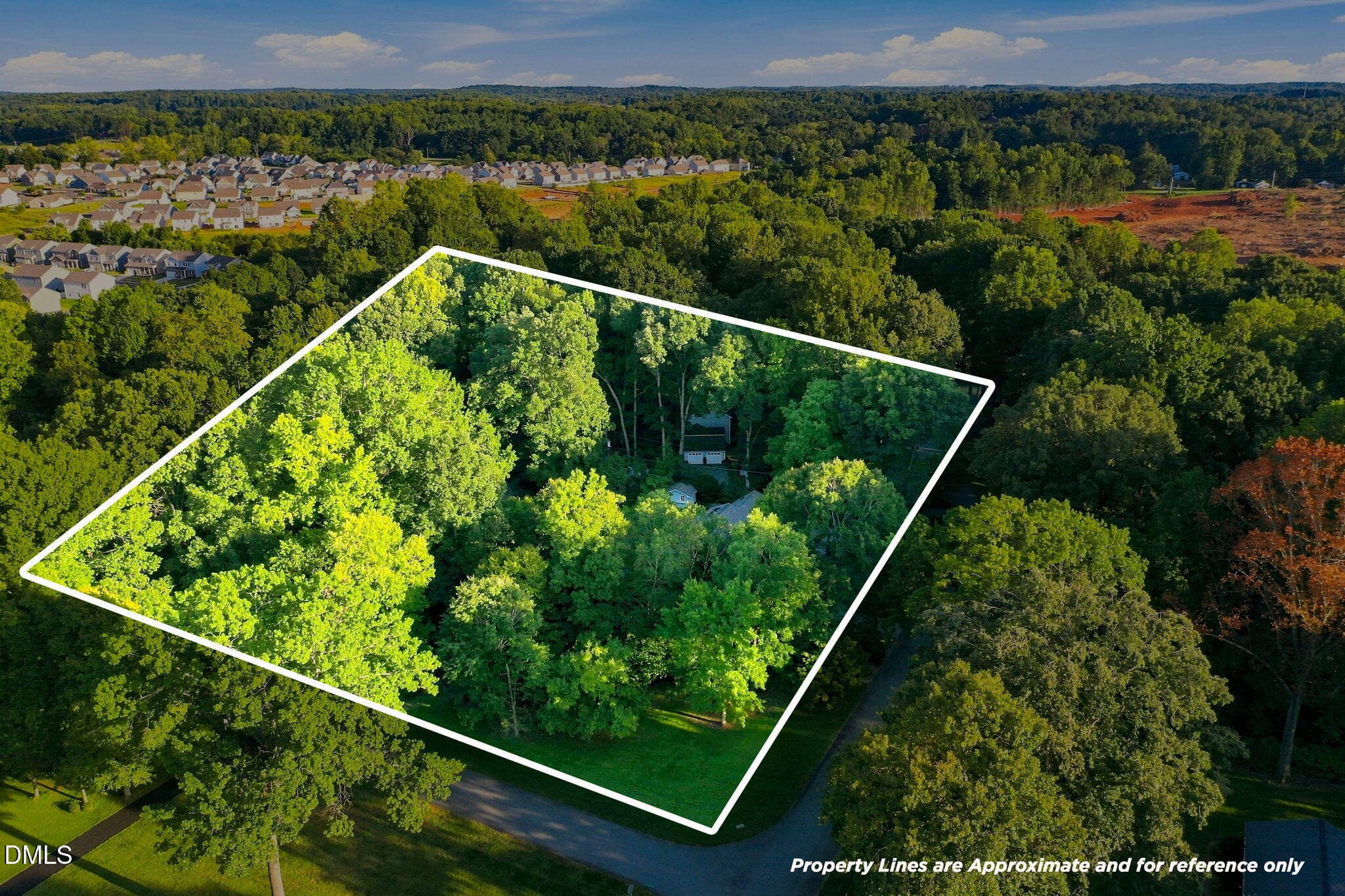 4-web-or-mls-4-print-DJI_0066 - lot line - 1250 Woodhaven Drive, Mebane, NC 27302, Mebane