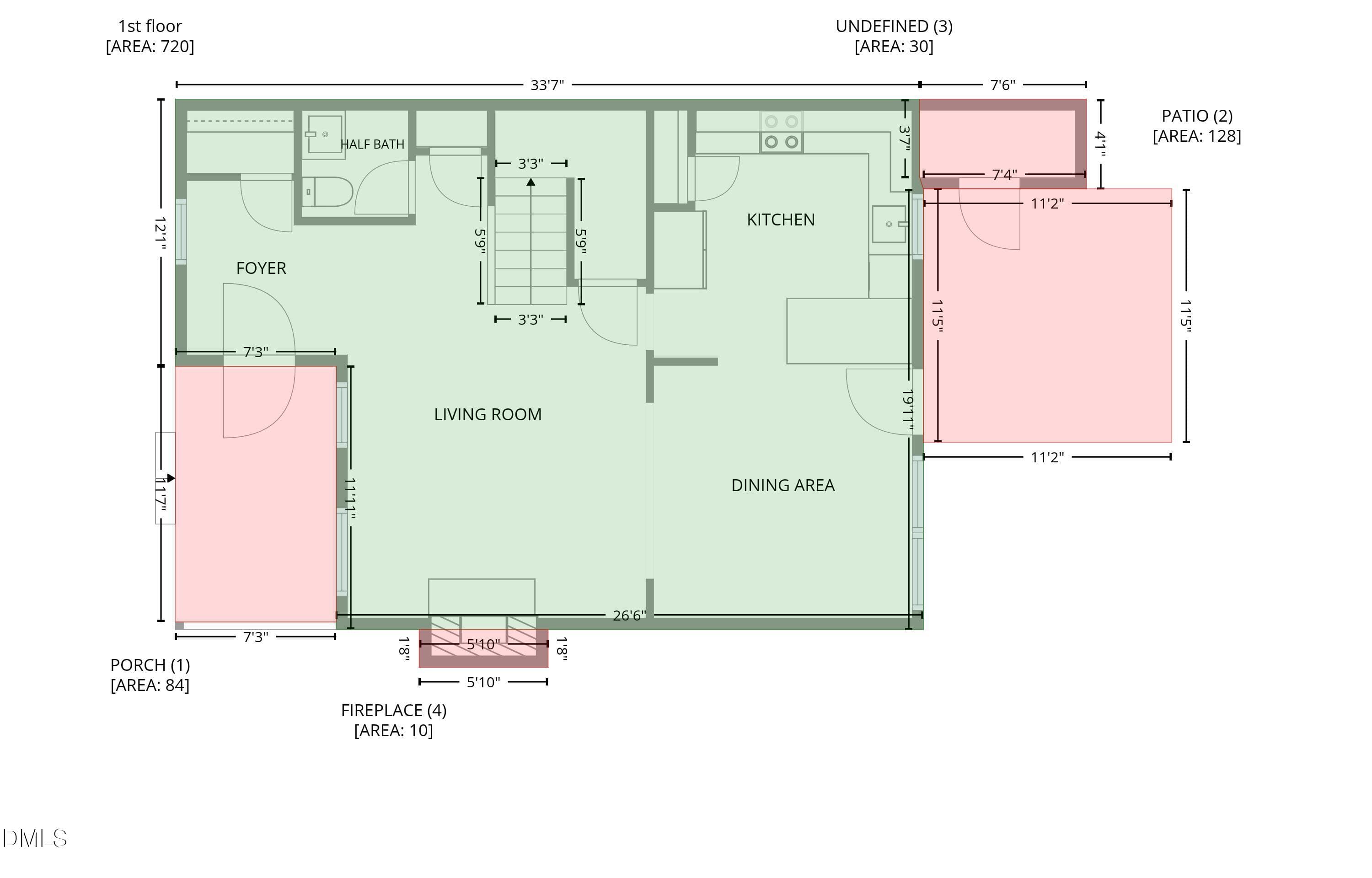 1st_floor_5036_village_lawn_drive_raleig - 5036 Village Lawn Drive, Raleigh, NC 27613, Raleigh