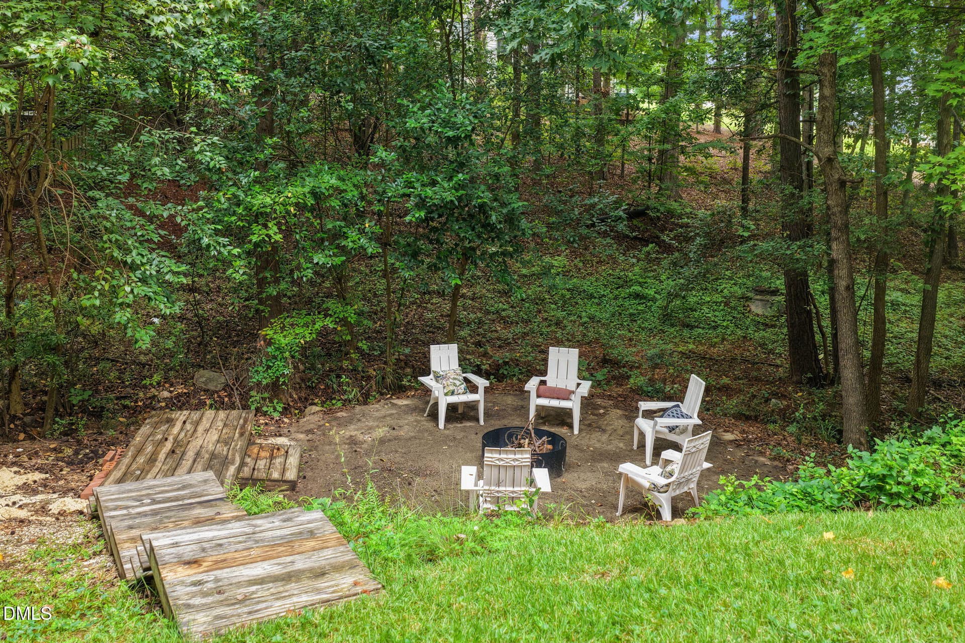 Backyard Firepit - 234 Rosenberry Hills Drive, Cary, NC 27513