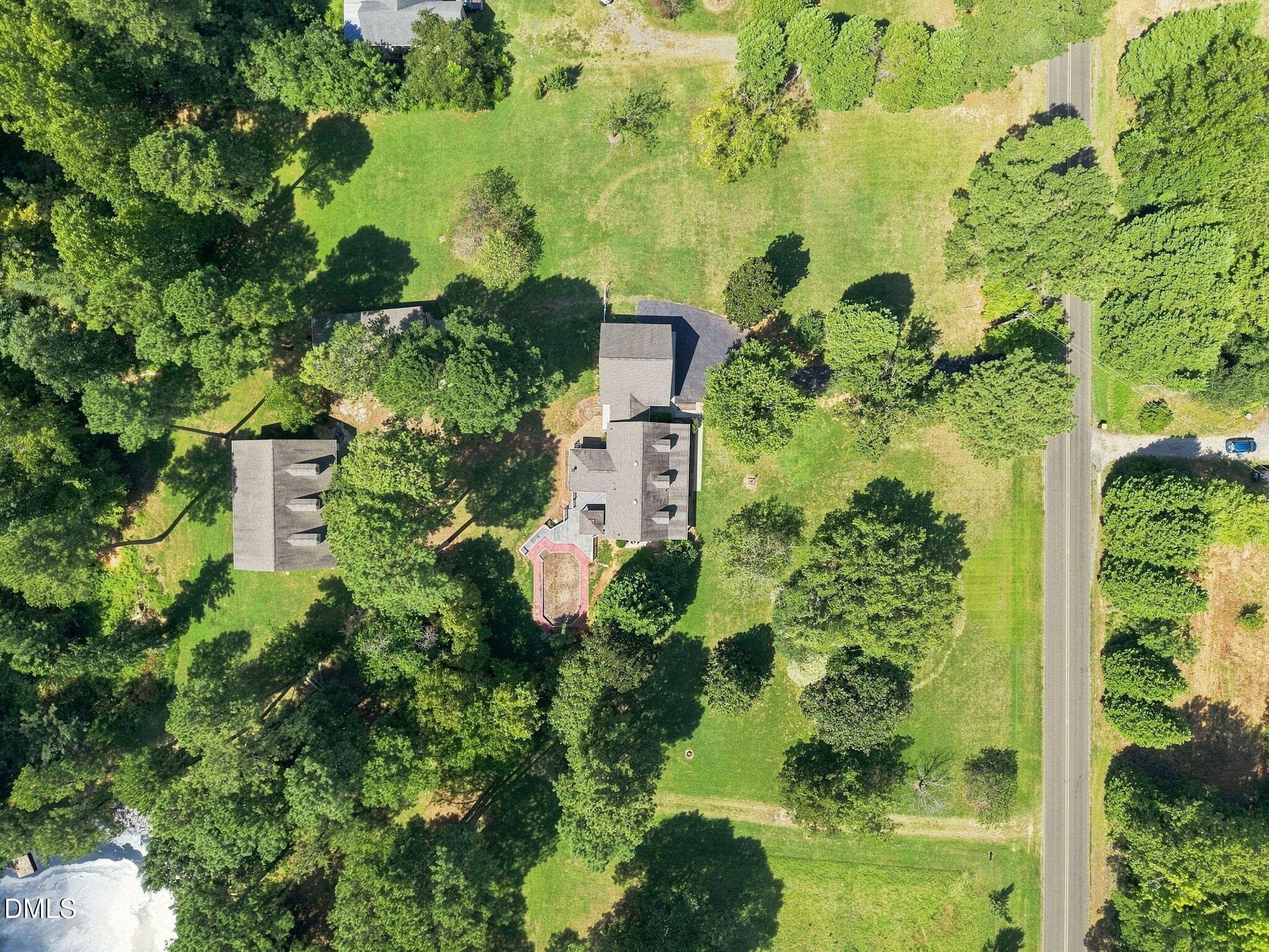 Aerial - 3590 Tom Hunt Road, Oxford, NC 27565