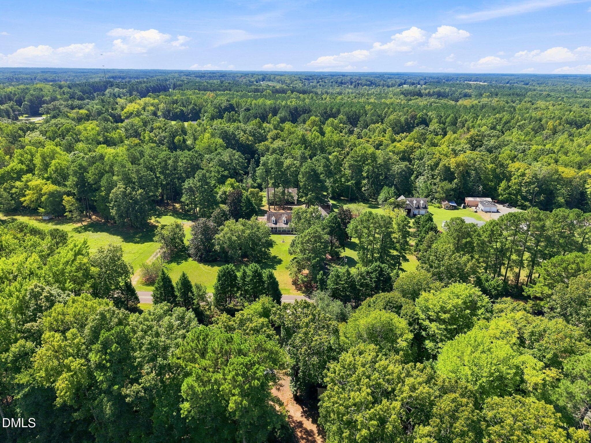 Aerial - 3590 Tom Hunt Road, Oxford, NC 27565