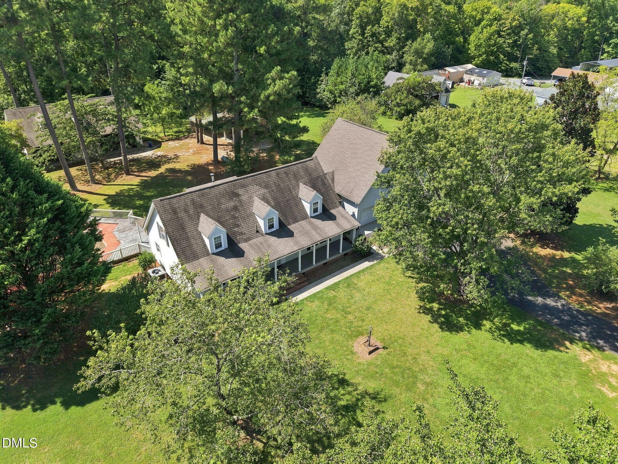 Aerial - 3590 Tom Hunt Road, Oxford, NC 27565