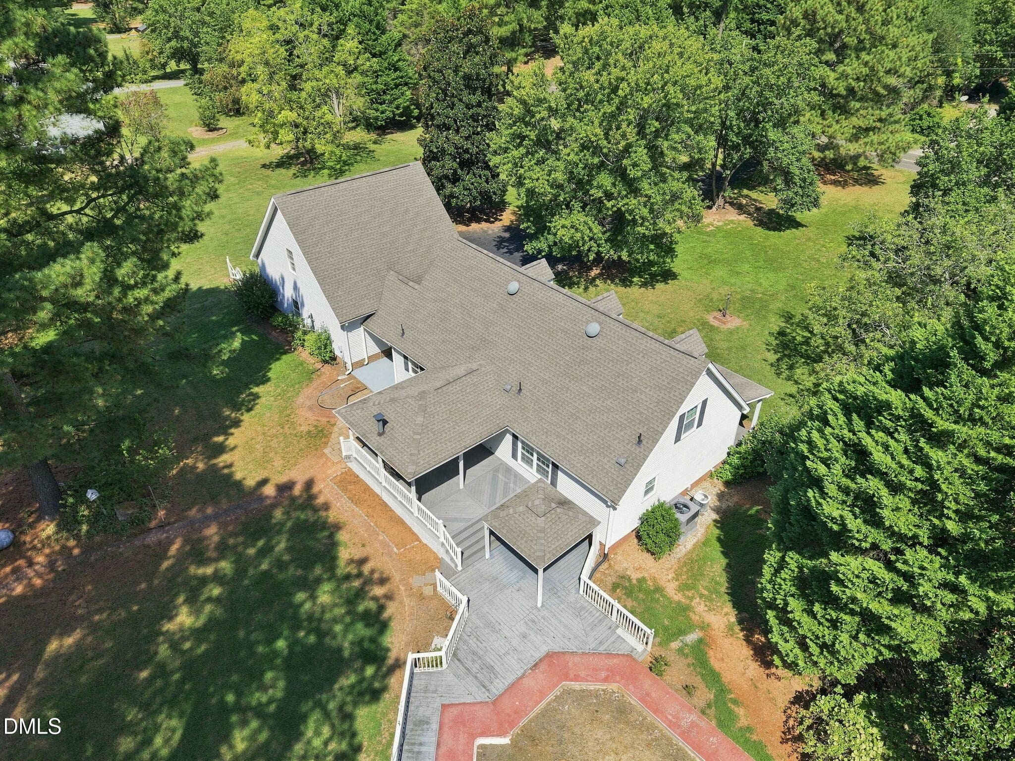 Aerial - 3590 Tom Hunt Road, Oxford, NC 27565