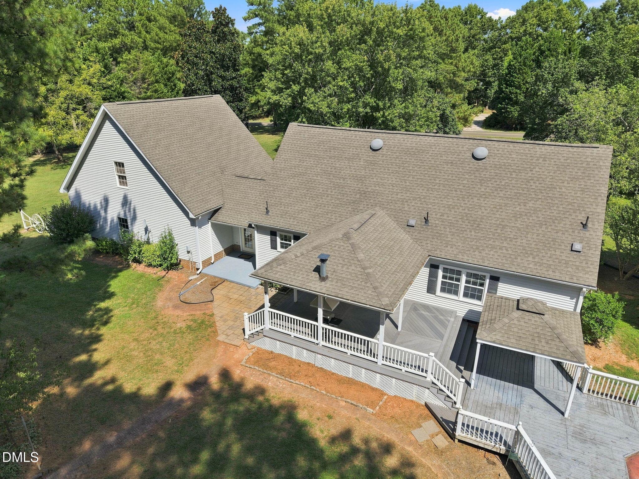 Aerial - 3590 Tom Hunt Road, Oxford, NC 27565