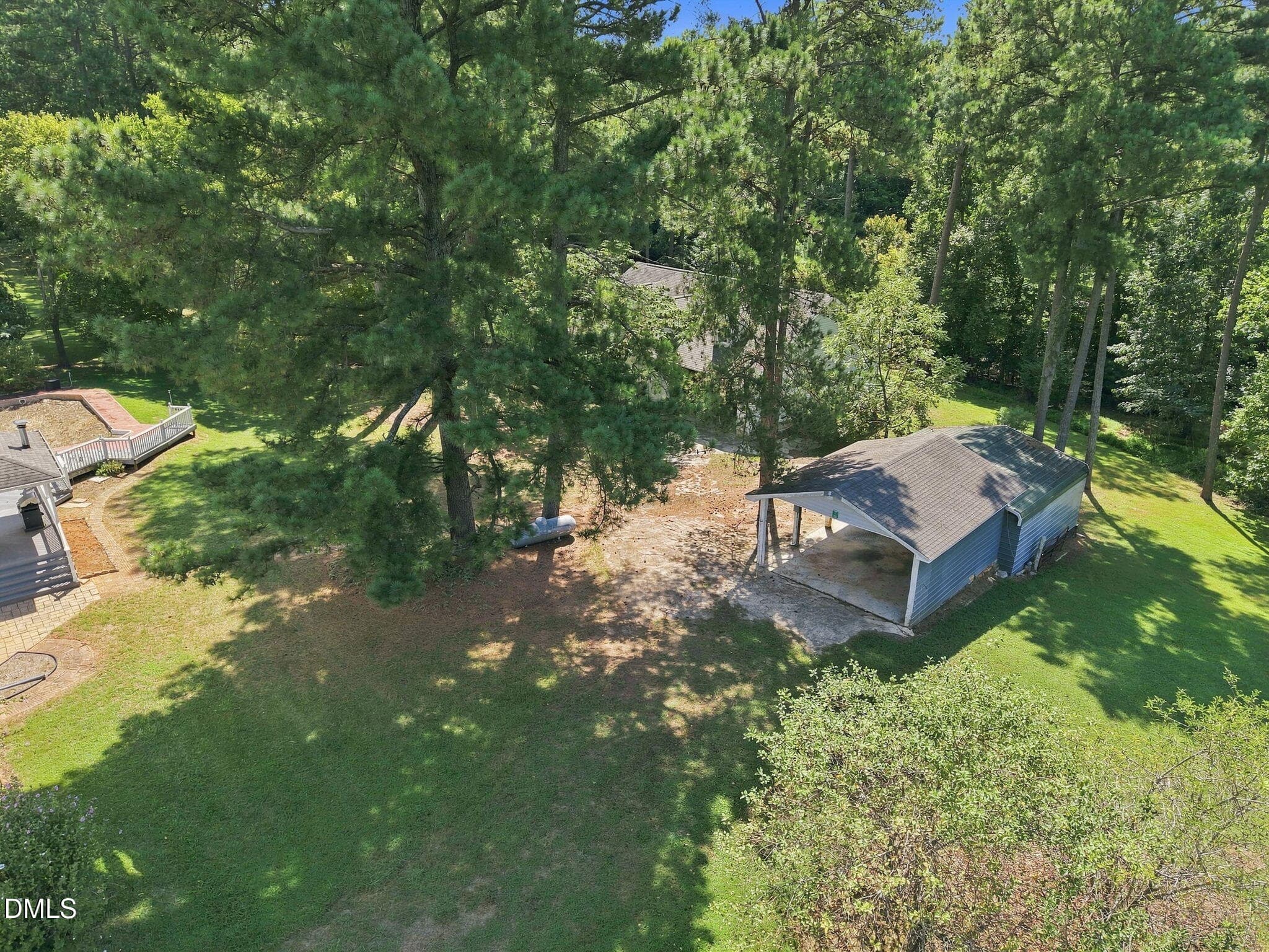 Aerial - 3590 Tom Hunt Road, Oxford, NC 27565