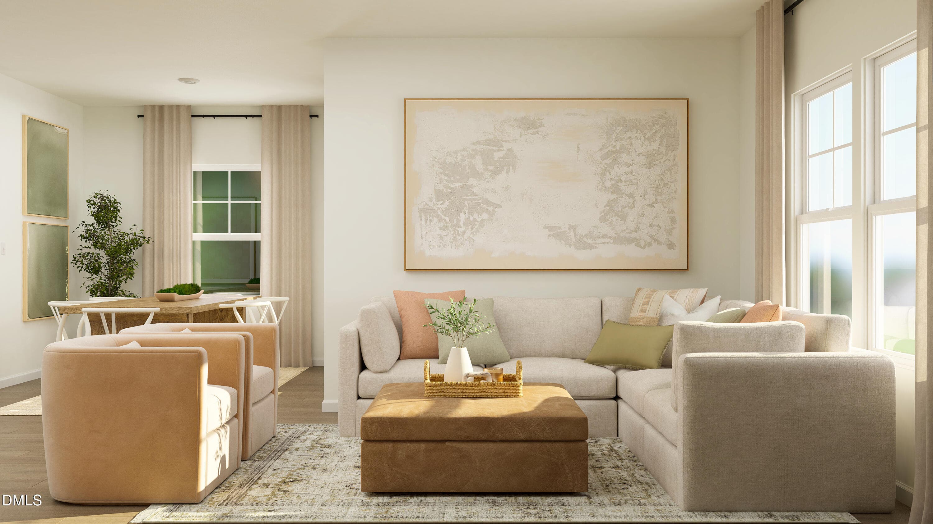 Great Room - Rendering Only - 756 Roy Adams Road, Angier, NC 27501, Angier