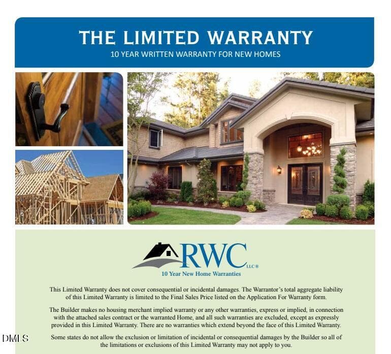RWC Warranty - 705 Ahad Court, Apex, NC 27523