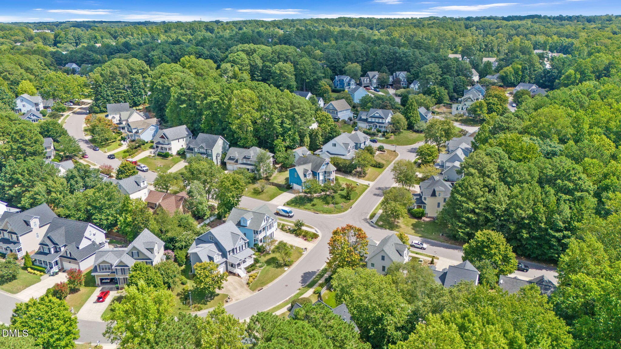 Aerial View - 1004 Town Side Drive, Apex, NC 27502, Apex