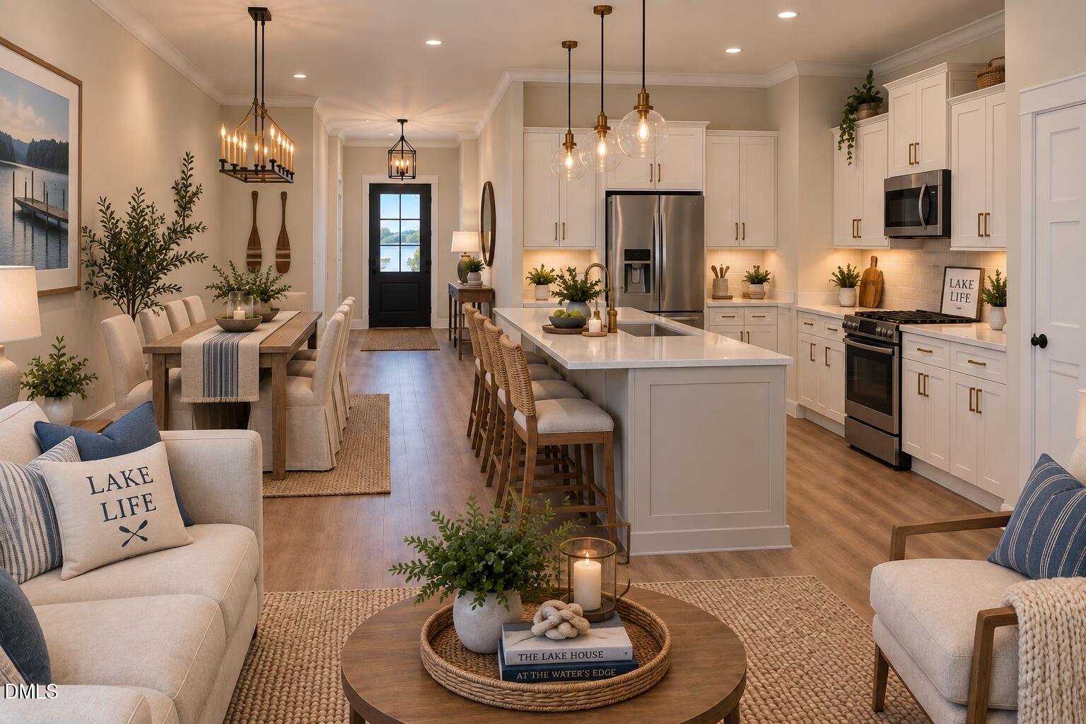 Winston Main Level Rendering Lake 2 - 104 Rowboat Way, Littleton, NC 27850, Littleton