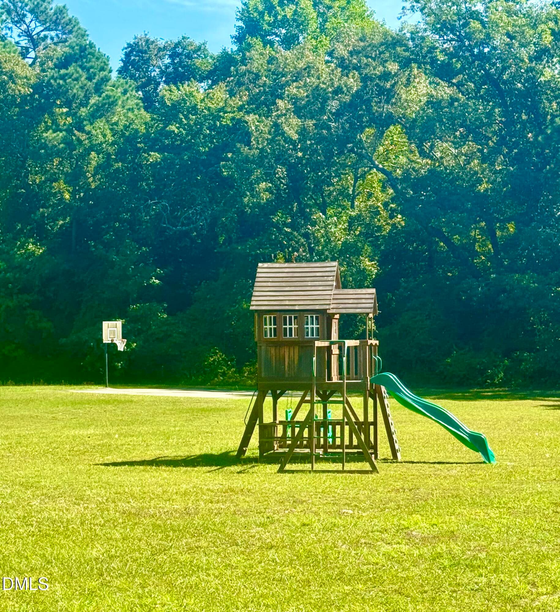 pic playground and backetball hoop - 136 Kenneth Lane, Willow Springs, NC 27592, Willow Springs