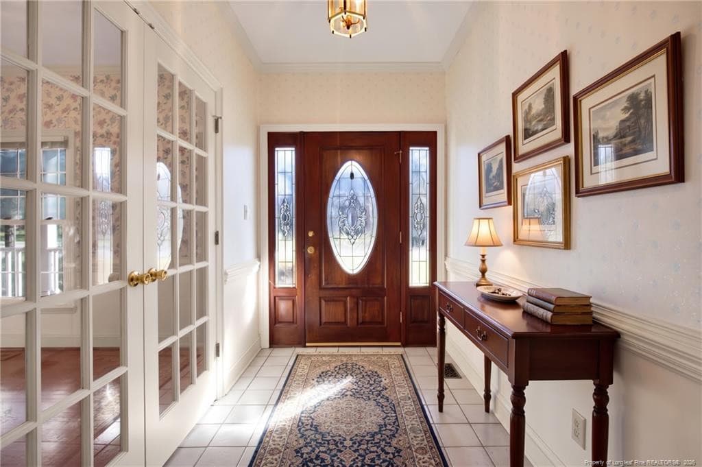 Virtually Staged Foyer - 7700 Gaelic Drive, Fayetteville, NC 28306, Fayetteville
