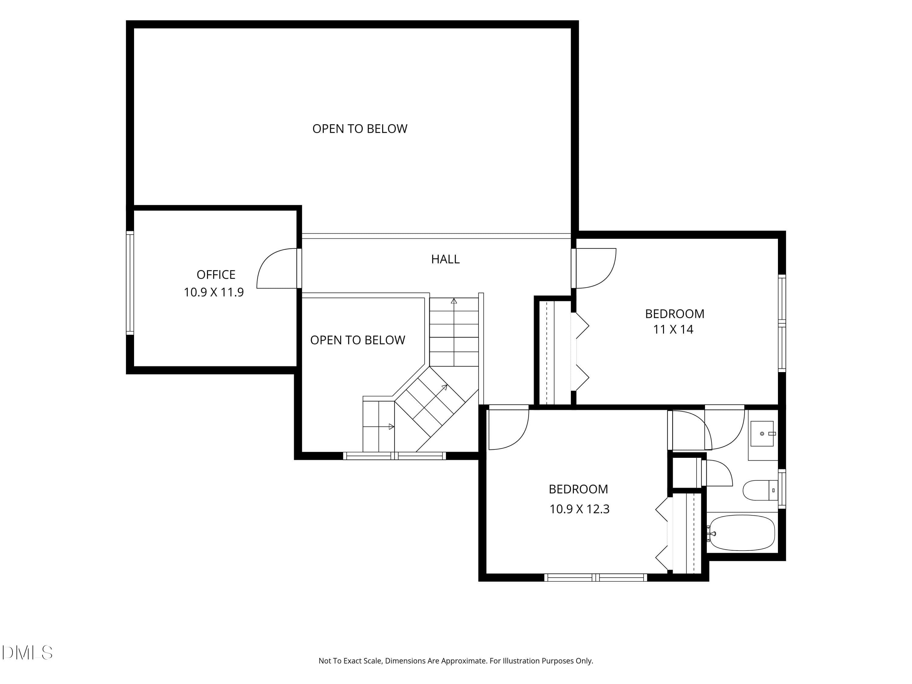 Floor Plan - 2nd Floor - 2420 Silver Lak - 2420 Silver Lake Trail, Raleigh, NC 27606, Raleigh