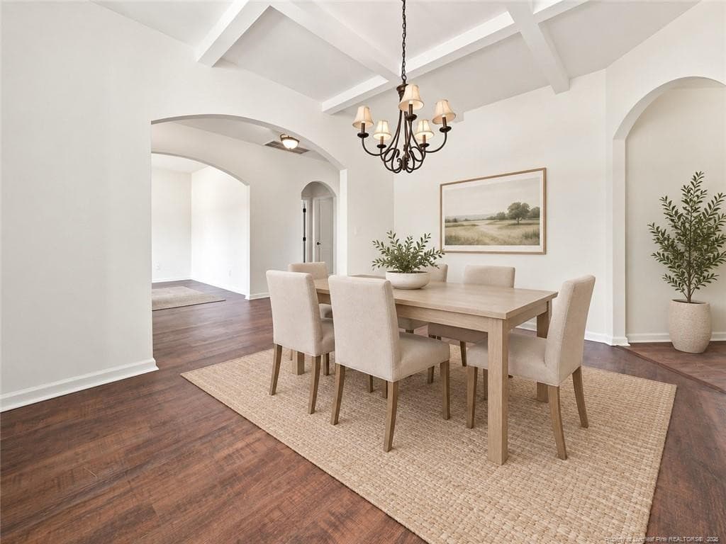 Dining Rm Furn Staged - 133 Emma Court, Linden, NC 28356