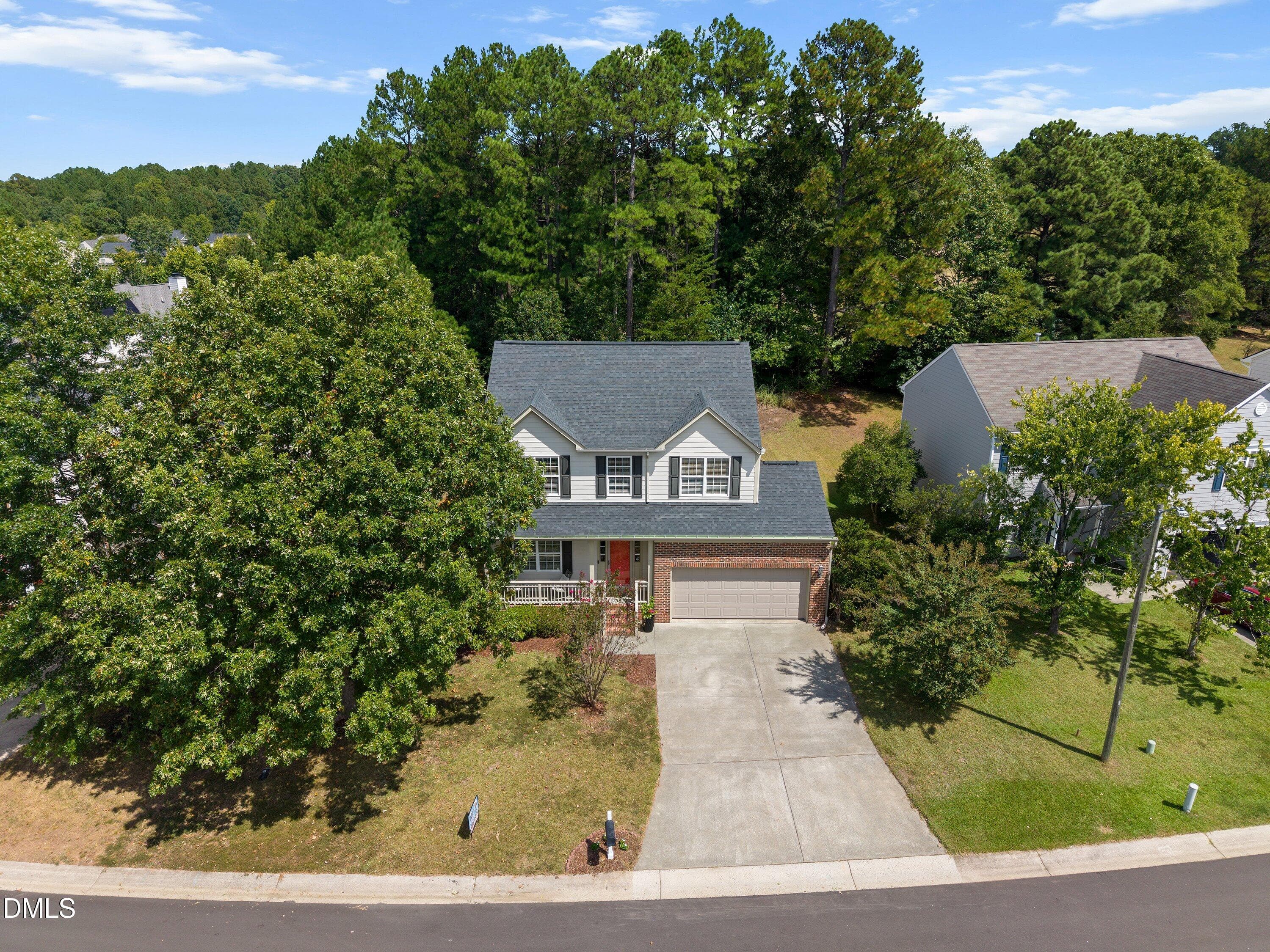 aerial view front - 107 Stoney Drive, Durham, NC 27703, Durham
