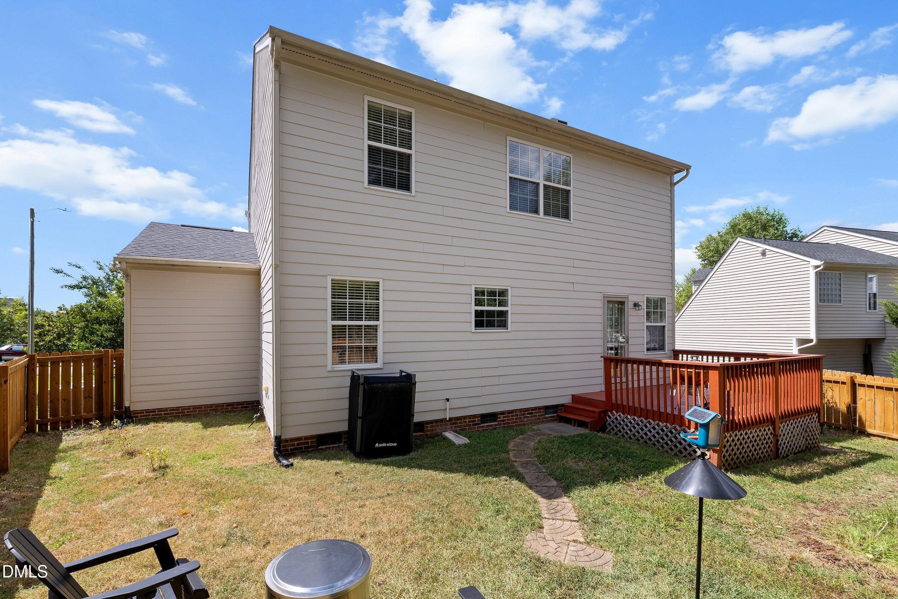 rear yard - 107 Stoney Drive, Durham, NC 27703, Durham