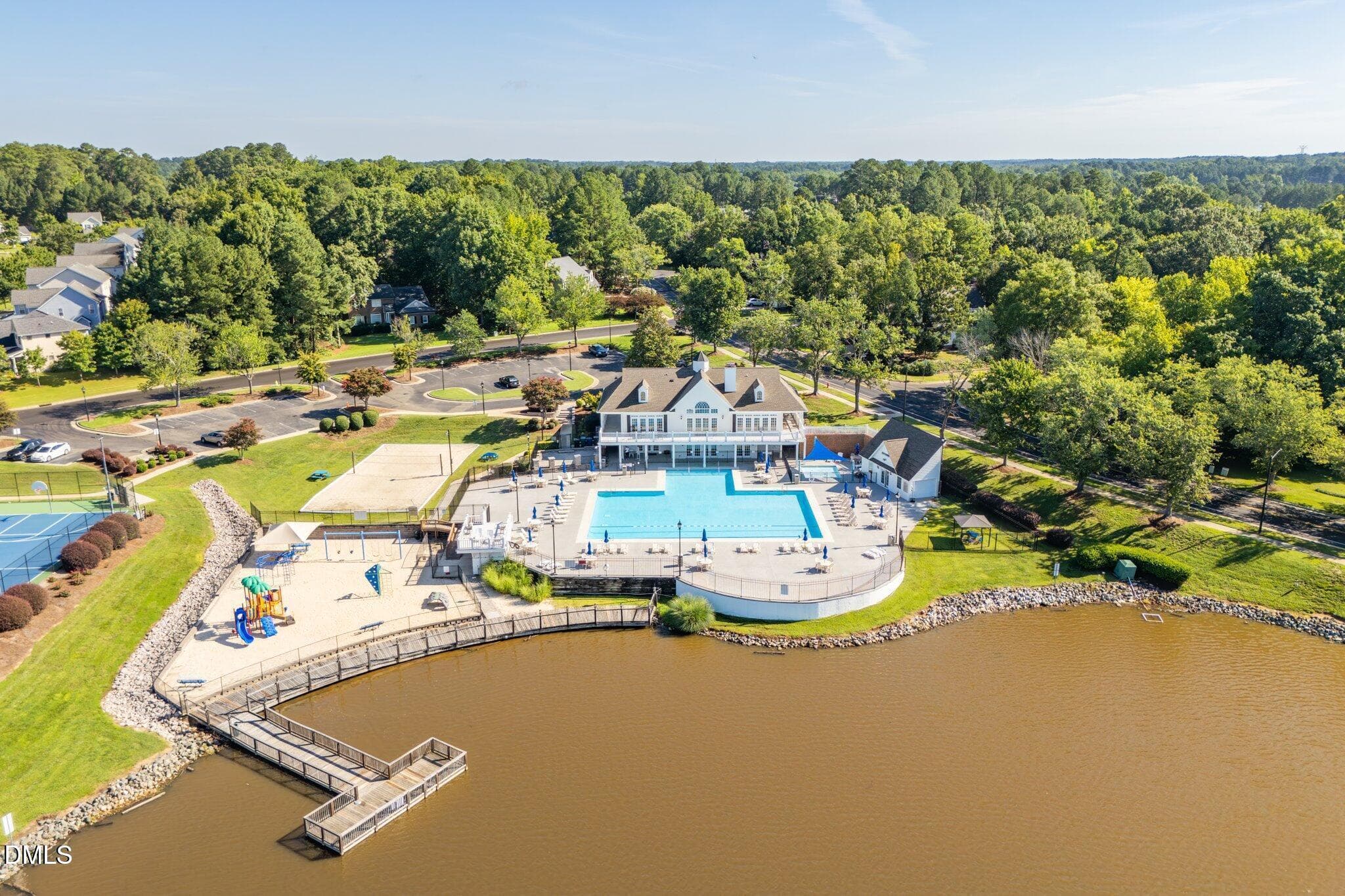 pool & lake - 107 Stoney Drive, Durham, NC 27703, Durham
