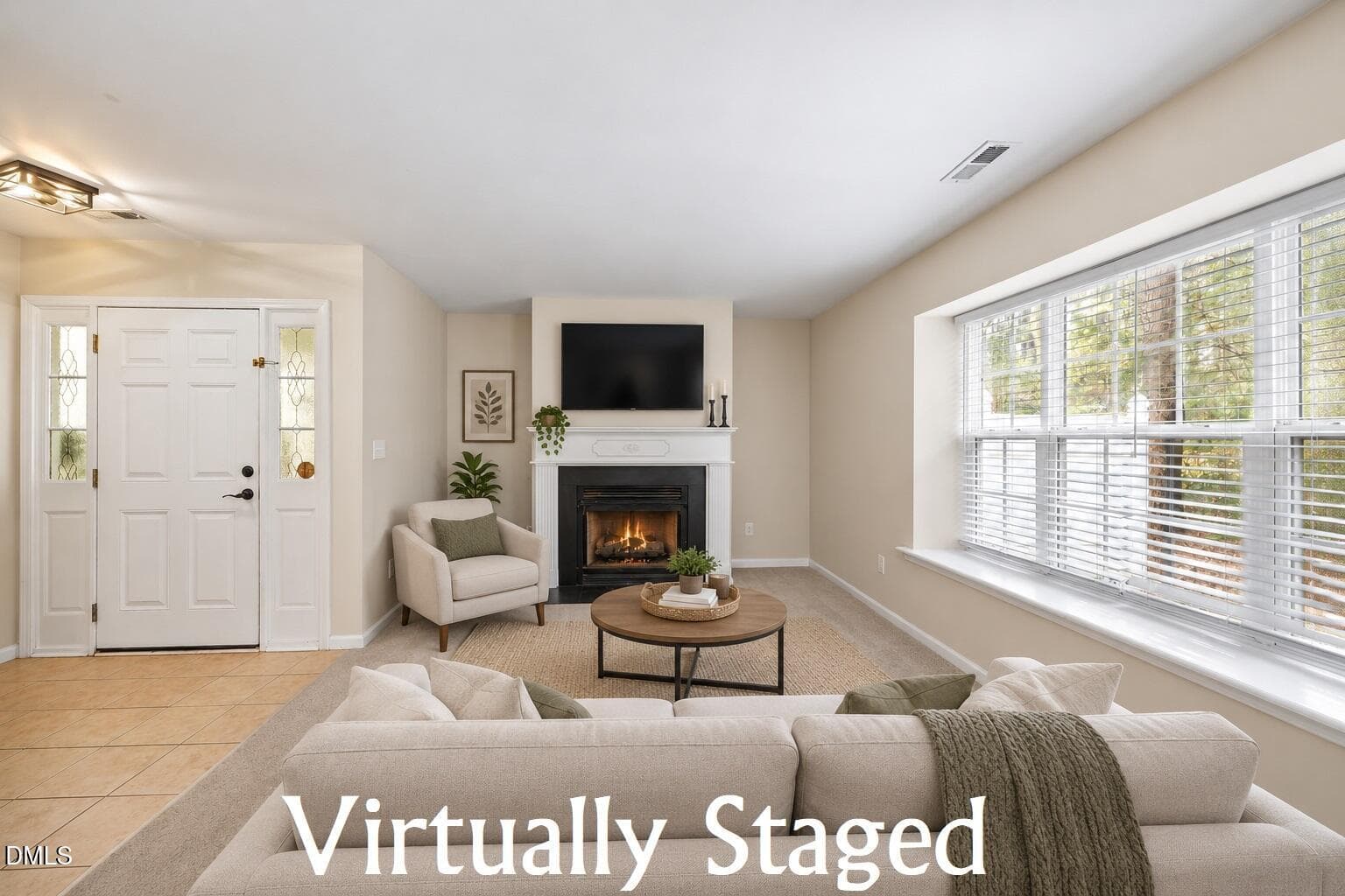 Family room - virtually staged - 1327 Legacy Greene Avenue, Wake Forest, NC 27587, Wake Forest