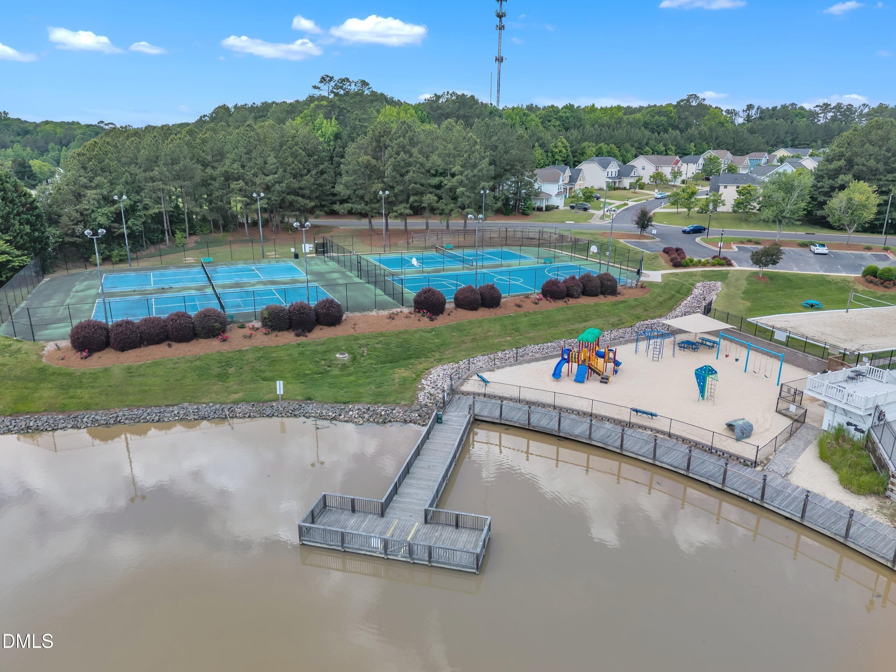 playground-tennis-Lake pier - 107 Stoney Drive, Durham, NC 27703, Durham