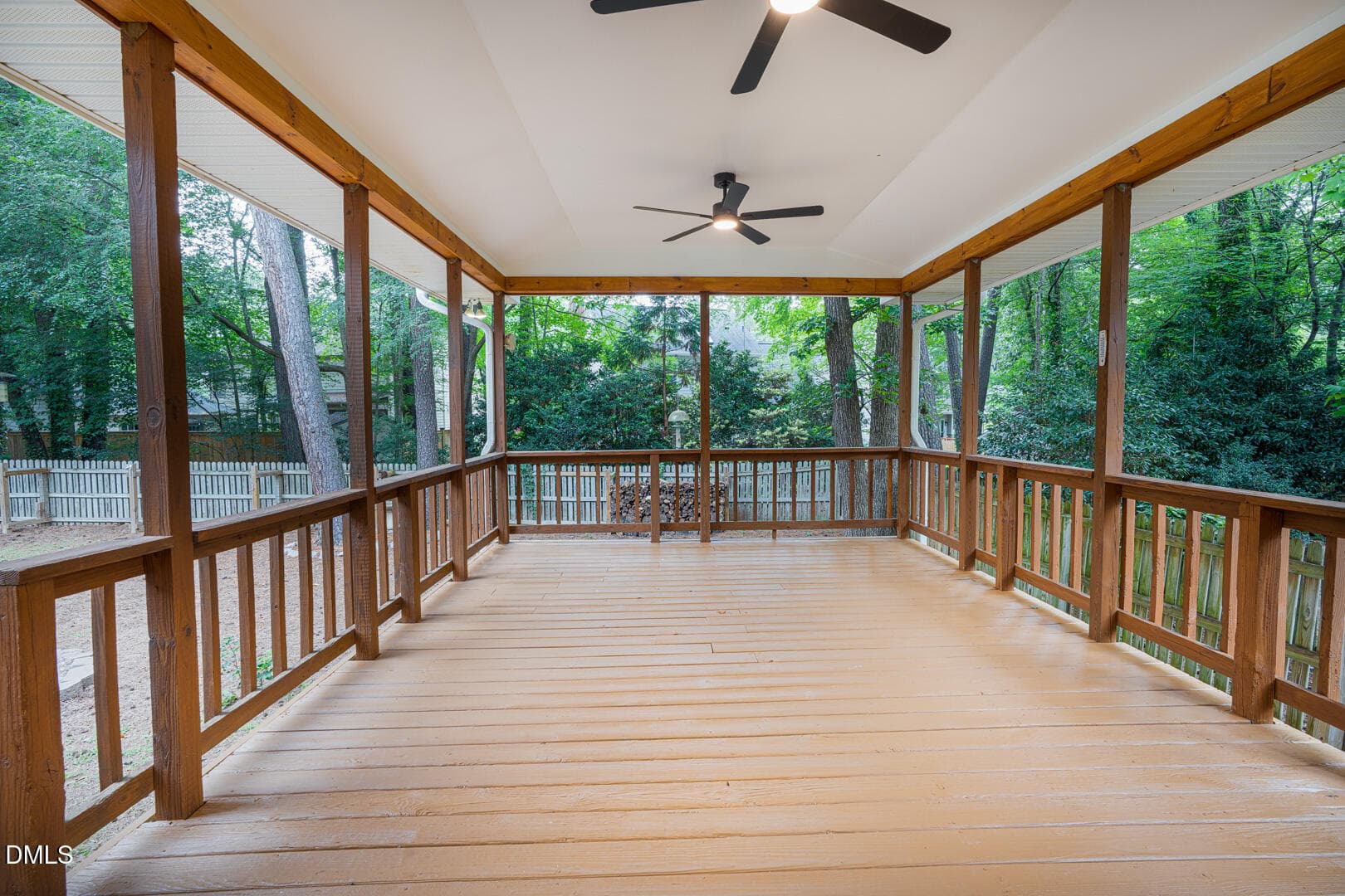 011_Covered_rear_deck_hero - 6609 Rainwater Road, Raleigh, NC 27615, Raleigh